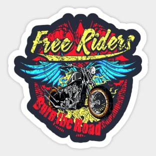 Free rider Sticker